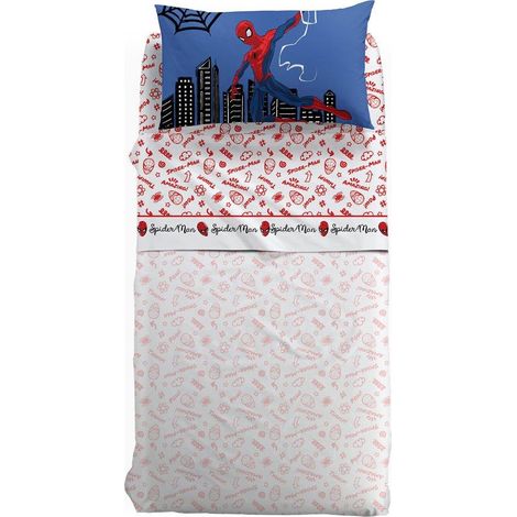 Completo Lenzuola Letto Singolo Spiderman Amazing Caleffi