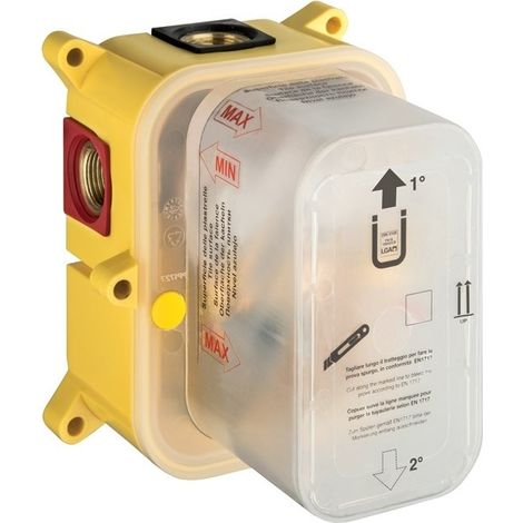 Cristina Ondyna – Mécanisme box mitigeur encastré silencieux – Corps encastrable de douche – Garantie 8 ans – Pour installations professionnelles