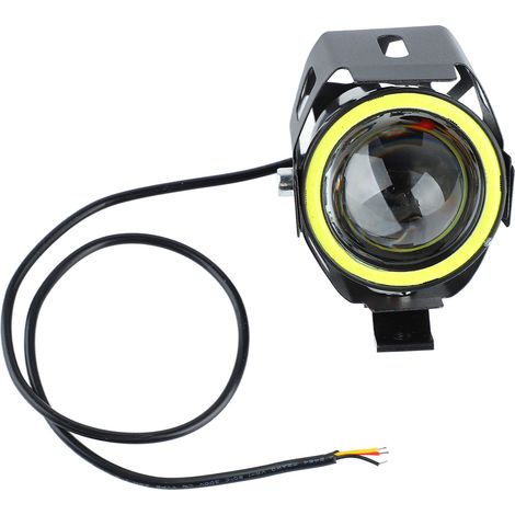Projektorlinse Motorrad-LED-Frontscheinwerfer mit Zusatzpositionslicht, Angel Eyes Ringscheinwerfer (1/5)