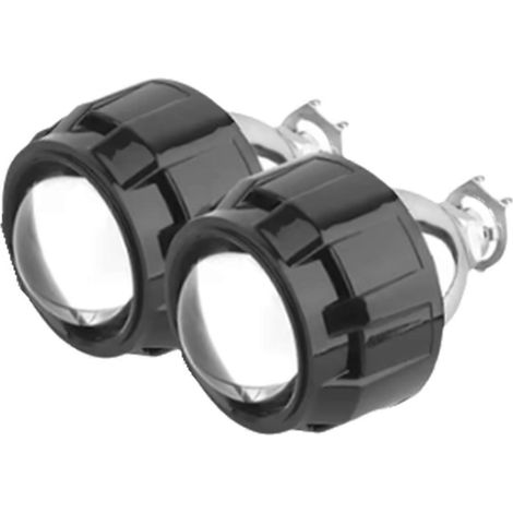 2,5-Zoll-Autoscheinwerfer, universelle schwarze H1-Xenonlampe, abgebildete RHDA-Modelle. (1/5)