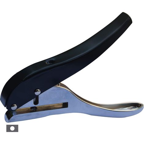 Punching Hole - 6mm Round Single Hole Punch - For ID Cards PVC Cards Badges - 25mm Throat Depth - 170g (1/5)