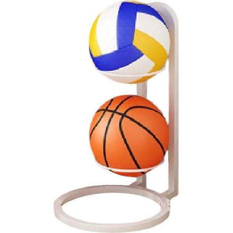 Support de rangement intérieur pour ballons de basket-ball et de football pour enfants, panier de rangement, support pour ballons de volley-ball de maternelle - A (1/5)