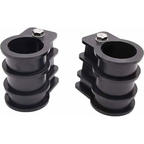 Kit de remplacement échelle de piscine – 2 boulons 7,5 cm – Pare-chocs caoutchouc 5,7 cm – Ancrage compatible 4,8 cm – Rosace ronde 1,2 cm (1/5)