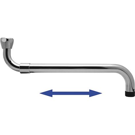 bec ASW 802348 3/4&quot x 280-480 mm, laiton chromé, extensible, joint plat