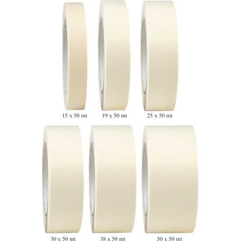 NASTRO ADESIVO CARTA CRESPATA PER PITTURA mm. 50x50 mt.