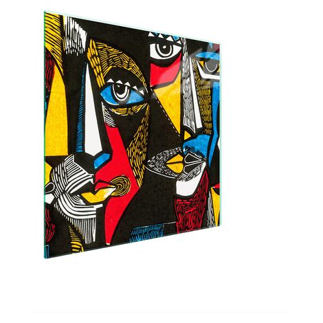 GLAS-SCHUTZPLATTE FÜR HERD 50x52 POP ART. (1/5)
