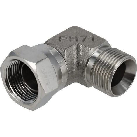 Elbow adaptor M/F 3/4" BSP SS PH HYDRAULIK MF9012KSS (1/2)