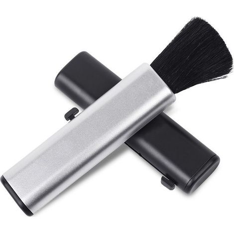 Ensemble de 2 mini brosses de nettoyage extensibles – compactes et portables pour voiture, clavier et appareils électroniques