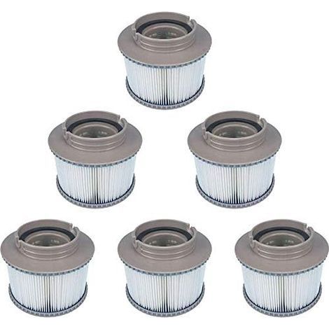 Pack of 6 Replacement Filters for MSpa FD2089, Filter Cartridge for Swimming Pools, and Spas (1/5)