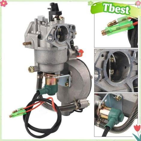 Carburateur Bi-carburant - Pour Moteur GX390 et 188F - Compatible GPL CNG - Aluminium - 700 g (1/5)