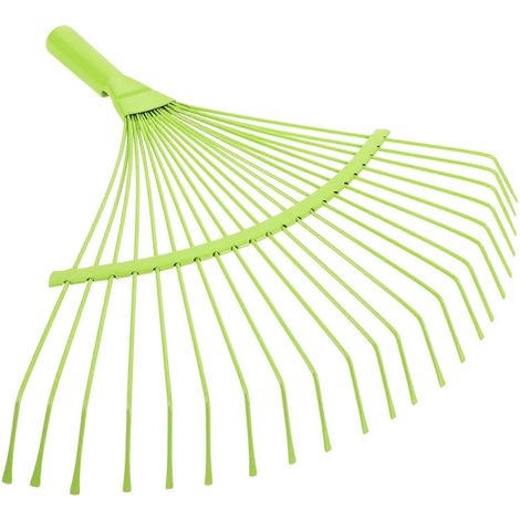 Râteau de jardin en acier pour planter des fleurs, utilisé pour ameublir la terre. (1/5)