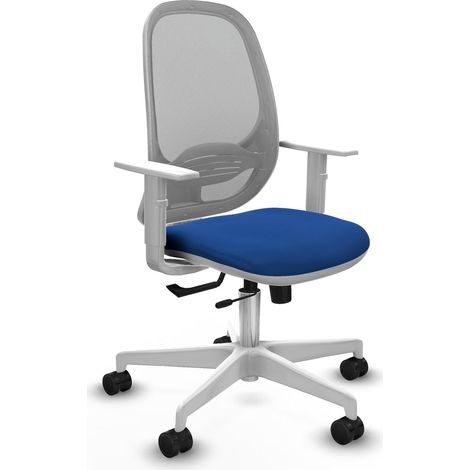 Chaise bureau piqueras y crespo Cilanco blanc mousse haute densité (1/2)