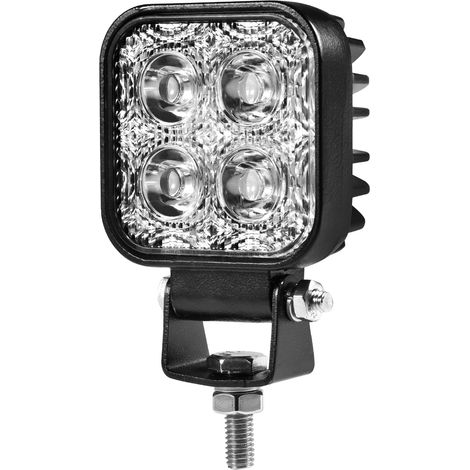 Luz de trabajo LED de 12 W, luz LED para automóvil de 12-24 V, luz blanca fría de 6500 K, IP67, luz de marcha atrás impermeable para automóvil, camión, tractor, SUV, ATV, tractor, barco (1/5)