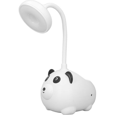 Leselampe für Kinder im Panda-Design, flexibler Schwanenhals, USB-Ladefunktion, 600-mAh-LED-Schreibtischlampe für Zuhause, Arbeitszimmer und Büro (1/5)
