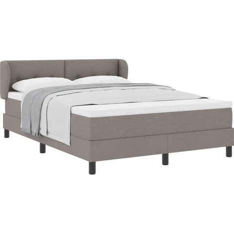 Maison Exclusive - Letto a molle con materasso Talpa 160 x 200 cm Tessuto