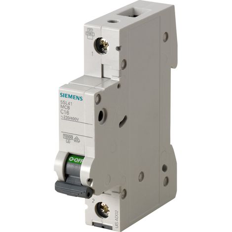 Interruttore Siemens 5sl4120-7 20 A 400 V (1/2)