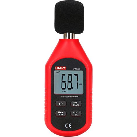 Sonometre Electonique - Mesureur De Niveau Sonore Decibel - Pour Mesure Bruit Environnemental Industriel Bureau Maison - 1 Unite (1/5)