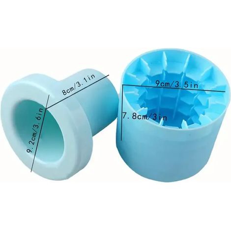 1 pièce, bac à glaçons en silicone, moule à glaçons à congélation rapide, gobelet à glaçons, boîte à glaçons, seau à glaçons ménager, boîte, seau à glaçons cylindrique, moule à glaçons cylindrique ble