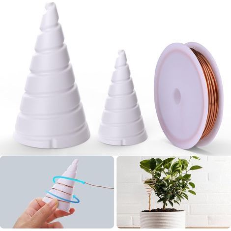 Kupferdraht-Wickelklemme für den Gartenbau, geeignet für die Elektrokultivierung von Gartenpflanzen und Gemüse. (1/5)
