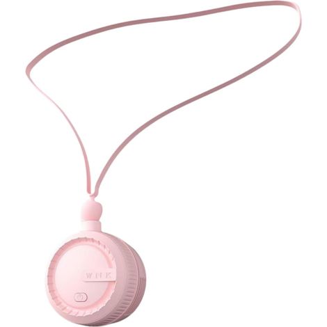 3 Speeds Lightweight Necks Fans Rechargeable Fans Leafless Handhelds Fan Handhelds Fan Texture,Pink (1/5)