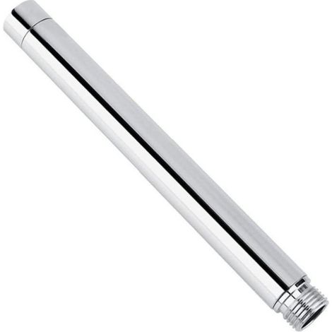 Rallonge de bras de douche - Tuyau d'extension pour douchette - Accessoire de douche universel - 20 cm - Argent - Installati (1/4)