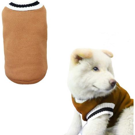 Vêtements de printemps, d'été et d'automne pour chiens de toutes tailles (petites, moyennes et grandes) - Chemise style écolier - Taille M (1/5)