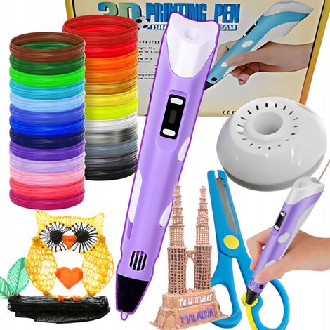 Stylo 3D pour enfants, imprimante 3D avec cartouches de filament 209 m