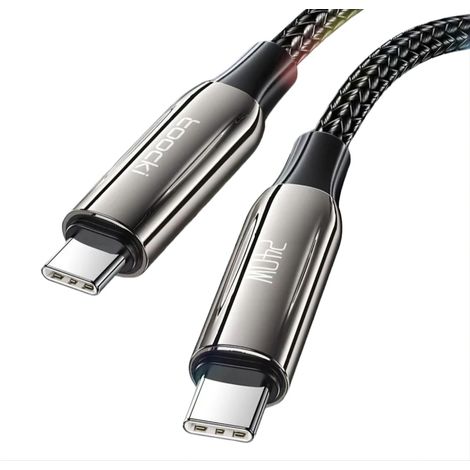 Toocki 240W Schnellladekabel 2m USB-C/USB-C Robustes Kabel 2 Meter (1/5)