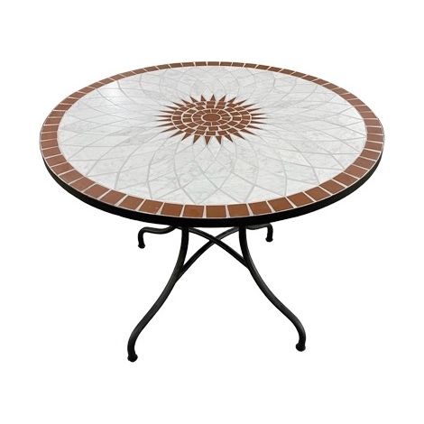 TAVOLO MOSAICO ROCK 100XH75CM