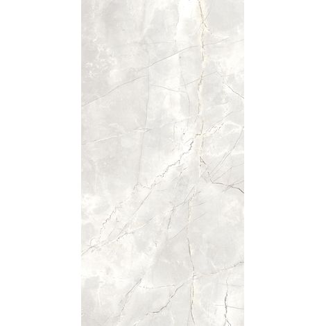 Grès Cérame Effet Marbre Naturel Gris Clair Brillant 60X120 - EAPL1521 (Ceramishop.fr) (1/5)