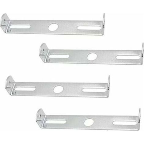 Supporto per plafoniera, accessorio per il montaggio di lampadari, porta plafoniera, per illuminazione a lampadario, accessorio per plafoniera per casa e ufficio (argento), 4 pezzi