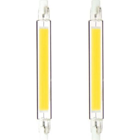 Ampoule LED Crayon R7S 10,5W Équivalent 65W Blanc Chaud Lot de 2 (1/3)