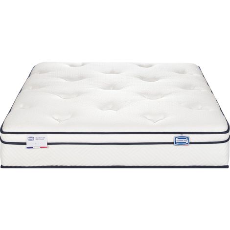 Matelas L'INEGALE 160x200, ressorts ensachés, ferme, H27 (1/4)