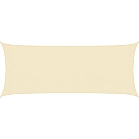 Toldo de vela crema HDPE 160 g/m² 2x4,5 m vidaXL