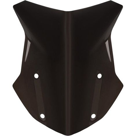 1 color: Black Material: ABS Motorcycle windshield sun visor.