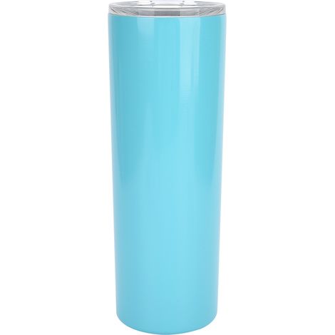 Gobelet de voyage en acier inoxydable 20oz avec couvercle pour café thé boissons chaudes ou froides, bleu vif (1/5)