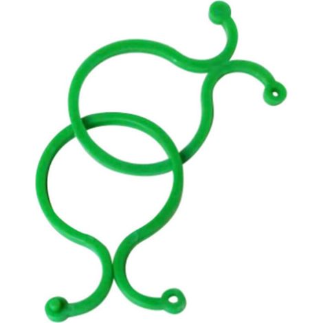 200 Pièces Clips- Petit de Jardin Support pour Plantes Twisty Anneaux pour Plantes Grimpantes Attache Plante Pinces Tomate en Plastique (1/5)