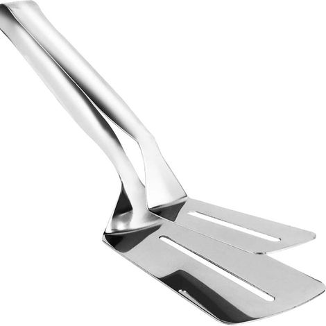 Pinces à viande, pinces de service en acier inoxydable, pinces de cuisine, spatule multifonction pour retourner les aliments (1/5)