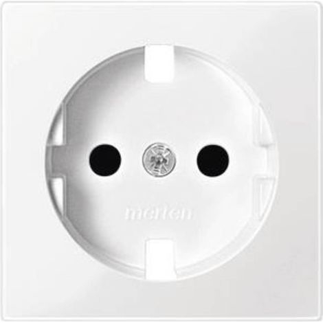 Merten Placca di copertura Presa schuko bianco polare MEG2330-0319 1 pz. (1/2)