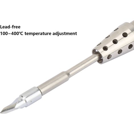Embout de fer à souder en acier inox sans plomb forme couteau TS-K4 pour TS80 (1/5)