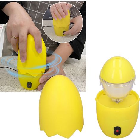 Batteur à œufs électrique Golden Egg Shaker, mélangeur de blancs et jaunes d'œufs, norme européenne 100-240V (Jaune) (1/5)