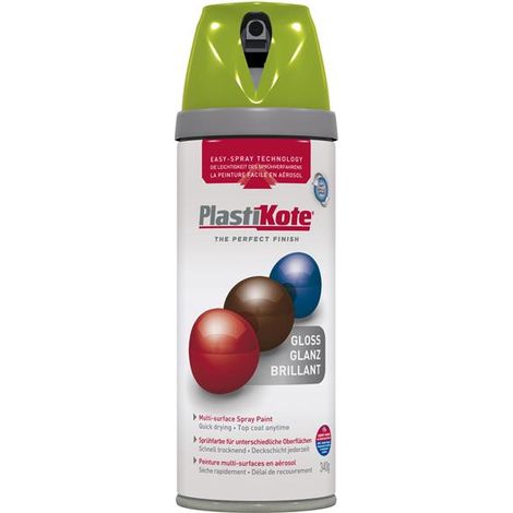 PlastiKote 021110 Twist & Spray Gloss April Green 400ml PKT21110