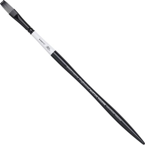 Pinceau Court Mince Manche Court 6mm (1/4)