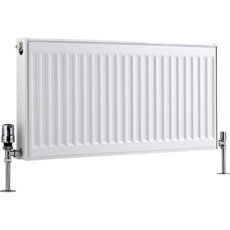 Radiateur Horizontal À Panneaux – Blanc – Type 21 – 40 x 80cm – Eco (1/5)