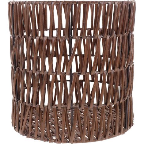 Panier de rangement tressé à poser sur une table, poubelle compatible avec le rangement des collations (1/5)