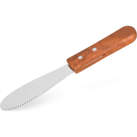 Couteau à Beurre Manche Bois L 19,7 cm - Pujadas