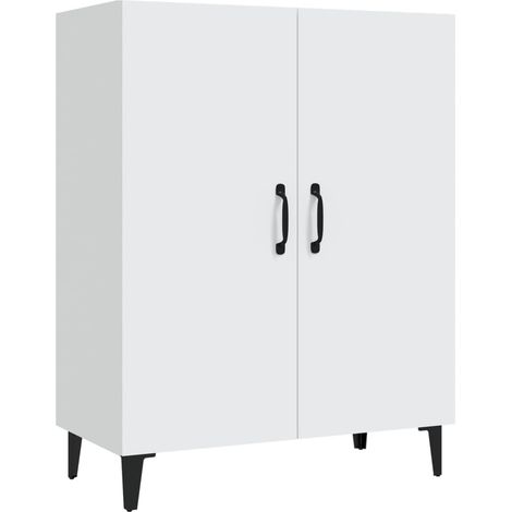 Credenza buffet cassettiera mobile contenitore organizer cucina soggiorno soggiorno 70 x 34 x 90 cm derivati del legno bianco 020030483