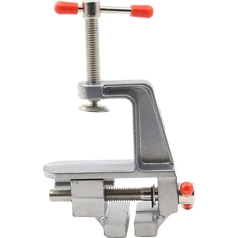 Mini-outil multifonction en aluminium à fixation par pince, pour loisirs créatifs, à poser sur une table (1/5)