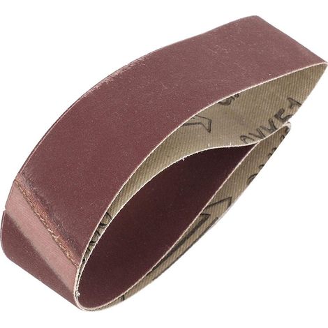 10 pièces ceinture abrasive d'alumine, bande de ponçage meulage de polissage des sangles de papier de verre, 533x 30mm pour ponceuse à bande, joint affleurant(800) (1/5)