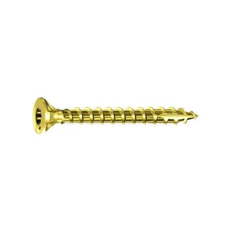 Vis Rocket Tf étoile Bichro 6x160 Fixation Bois Haute Performance - Vynex